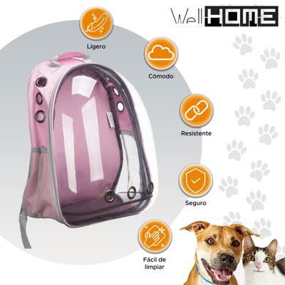 WELLHOME Sac à dos de transport en plastique