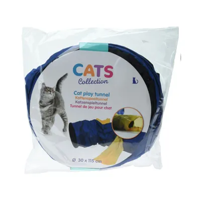 WELLHOME Tunnel pour chat en polyester