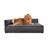 WELLHOME Canapé-lit avec base rembourrée en fibre de bois WELLHOME Canapé-lit avec base rembourrée en fibre de bois