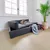WELLHOME Canapé-lit avec base rembourrée en fibre de bois WELLHOME Canapé-lit avec base rembourrée en fibre de bois