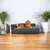 WELLHOME Canapé-lit avec base rembourrée en fibre de bois WELLHOME Canapé-lit avec base rembourrée en fibre de bois