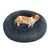 Feandrea Lit pour Chien, Panier en Forme de Beignet pour Chien