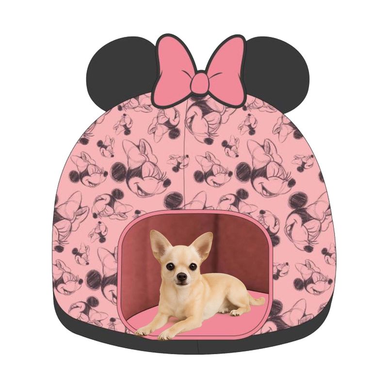Minnie Grotte de lit pour chien en polyester