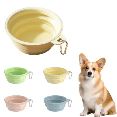 ZenPets Bol pliant macaron pour chiens