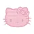 Hello Kitty Mangeoire pour chien en silicone