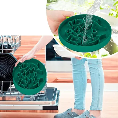 ZenPets Bol d'alimentation lente pour animaux de compagnie