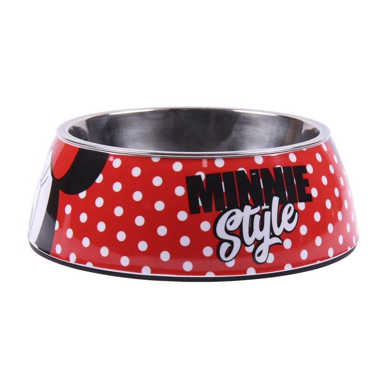 Minnie Mangeoire pour chien en métal