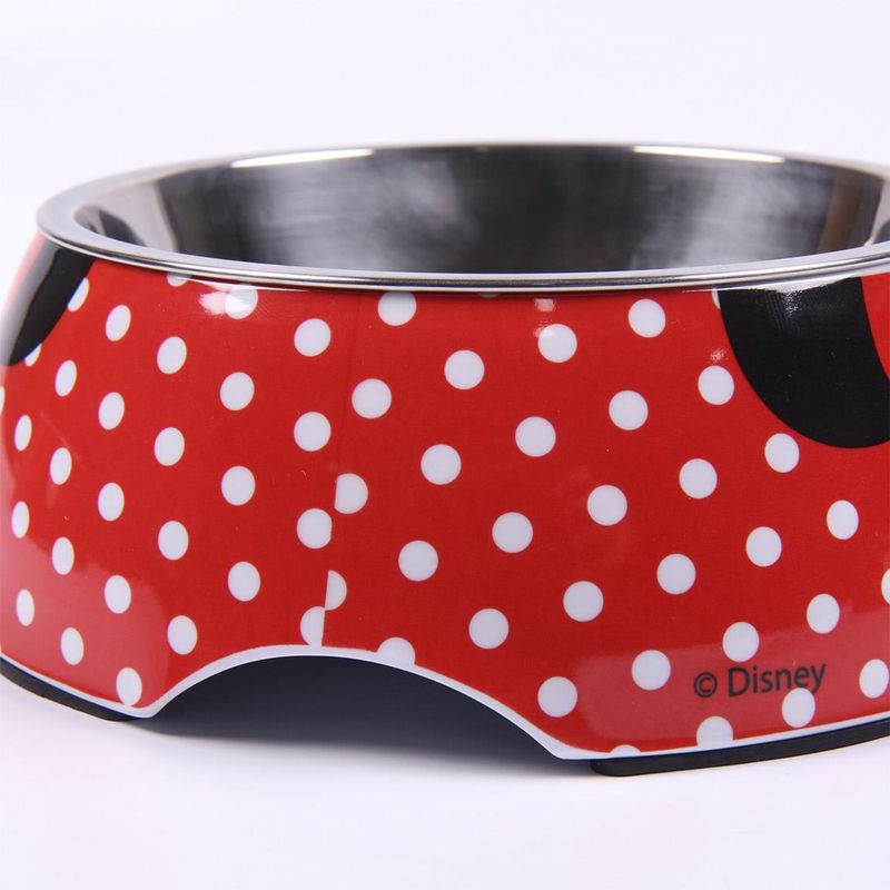 Minnie Mangeoire pour chien en métal