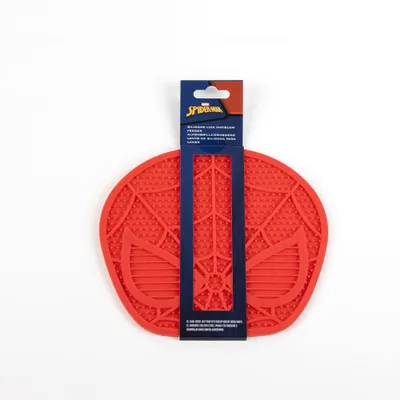 Spiderman LI Mangeoire pour chien en silicone