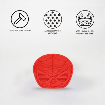 Spiderman LI Mangeoire pour chien en silicone