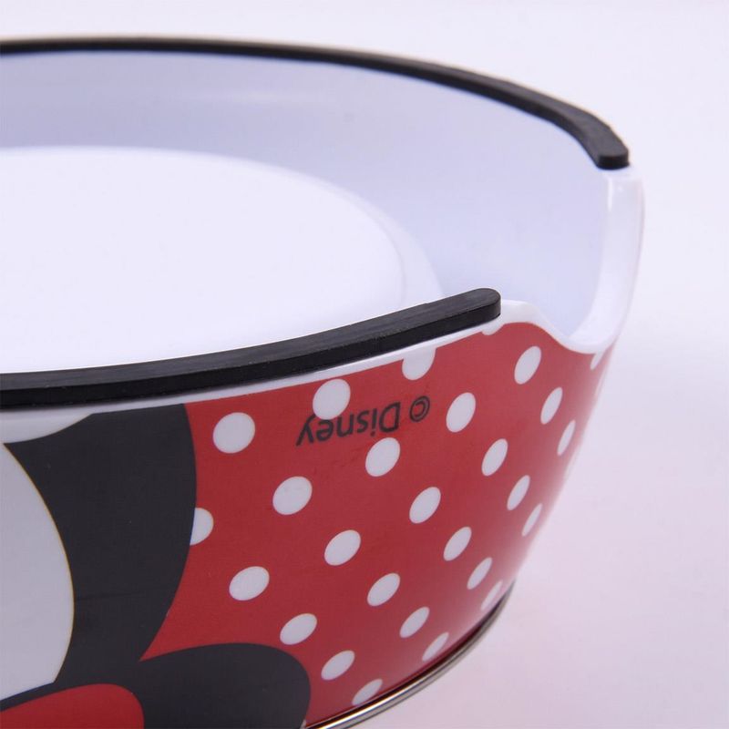 Minnie Mangeoire pour chien en métal