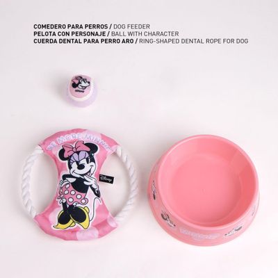 Ensemble pour animaux de compagnie avec jouet en polyester