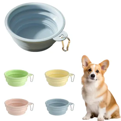 ZenPets Bol pliant macaron pour chiens