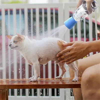 MCBOSON   Douchette en silicone pour animaux de compagnie