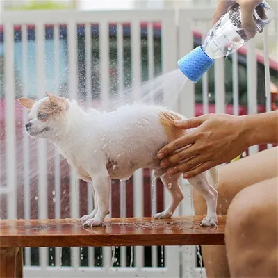 MCBOSON Douchette en silicone pour animaux de compagnie MCBOSON Douchette en silicone pour animaux de compagnie