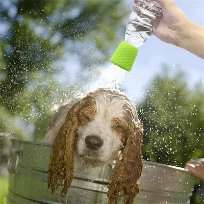 MCBOSON   Douchette en silicone pour animaux de compagnie