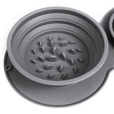 MCBOSON Bol pliable en silicone pour animaux de compagnie