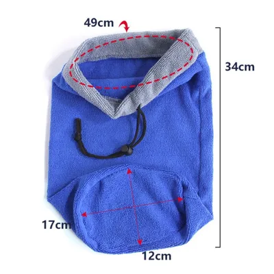 ZenPets Sac de serviette absorbante pour bain de rongeurs