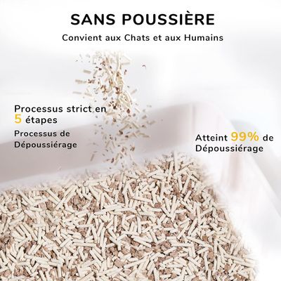 FUKUMARU Litière pour chat super absorbante