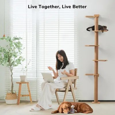 FUKUMARU Arbre à chat mural FUKUMARU Arbre à chat mural