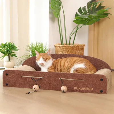 FUKUMARU Canapé griffoir pour chat