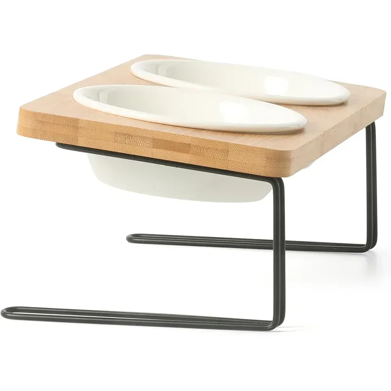 FUKUMARU Gamelle en céramique et support en bambou