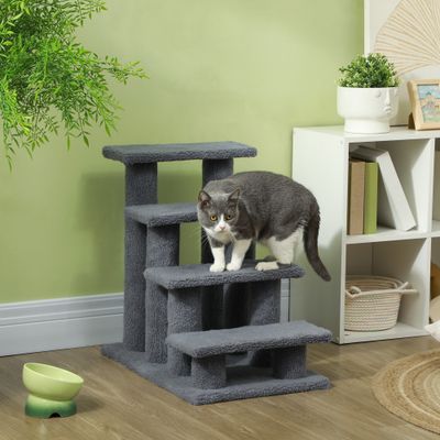 PawHut - escalier chat 4 marches