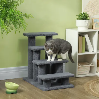 PawHut - escalier chat 4 marches