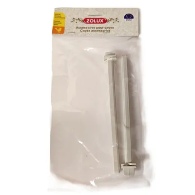 zolux - 2 Perchoirs plastique beige de 18 cm, pour cage oiseaux