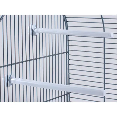 zolux - 2 Perchoirs plastique beige de 18 cm, pour cage oiseaux