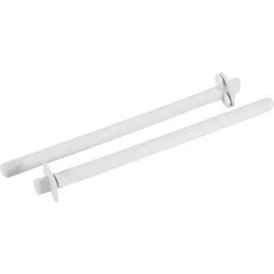 zolux - 2 Perchoirs plastique beige de 18 cm, pour cage oiseaux