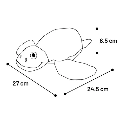 jeux Tortue Siwi Verte 24 cm pour chien
