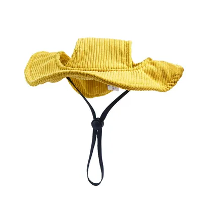 ZenPets Chapeau réglable en velours côtelé pour chien et chat ZenPets Chapeau réglable en velours côtelé pour chien et chat