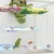 ZenPets Plateforme de repos pour cage à oiseaux