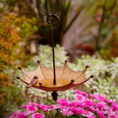 ZenPets Oiseleur en forme d'ombrelle pour jardin