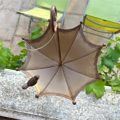 ZenPets Oiseleur en forme d'ombrelle pour jardin