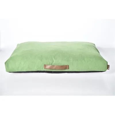 TOPZOO Matelas velours vert avec poigéee
