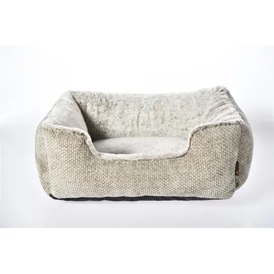TOPZOO Panier pour Chien déhoussable beige fourrure