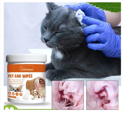 ZenPets Lingettes nettoyantes pour les oreilles