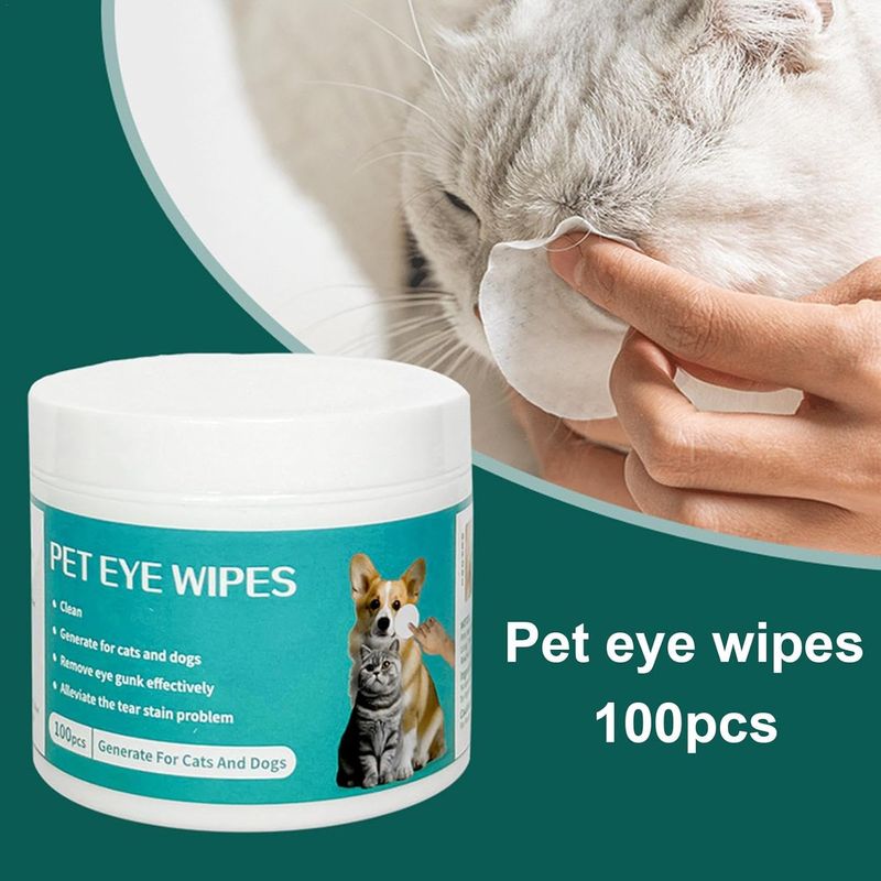 Lingettes nettoyantes yeux de chat et de chien
