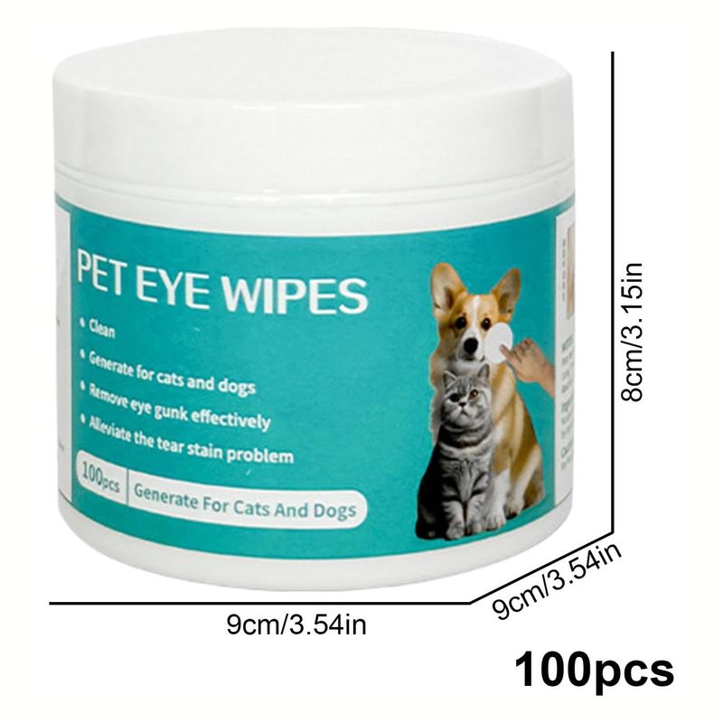 Lingettes nettoyantes yeux de chat et de chien