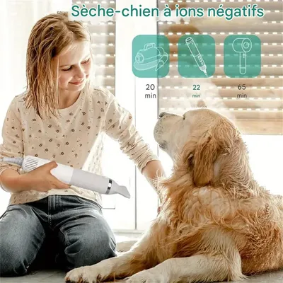 IntiMeg Sèche - cheveux pour chiens - 5 en 1