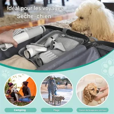 IntiMeg Sèche - cheveux pour chiens - 5 en 1