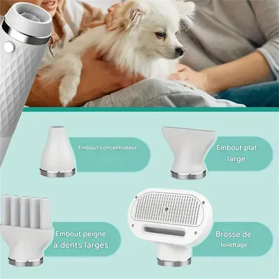 IntiMeg Sèche - cheveux pour chiens - 5 en 1