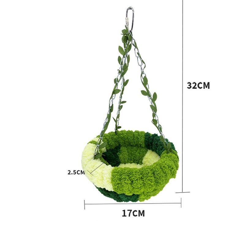 ZenPets Nid pour perroquet en style forêt