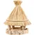 zolux - Mangeoire paillote ronde ø31 cm hauteur 47 cm, pour oiseaux