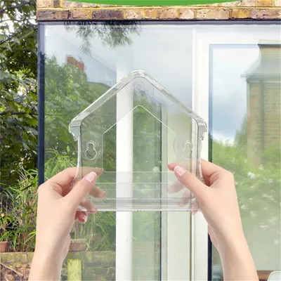 ZenPets Nourrisseur pour oiseaux en acrylique mural