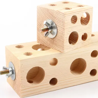 ZenPets Blocs de bois de pin pour perroquet à mordre