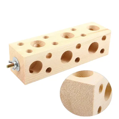 ZenPets Blocs de bois de pin pour perroquet à mordre