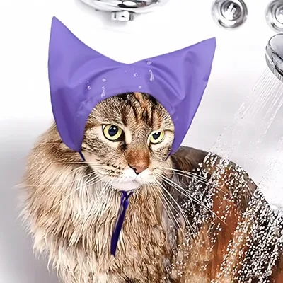 ZenPets Bonnet de bain waterproof pour chats ZenPets Bonnet de bain waterproof pour chats
